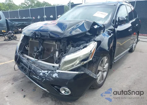 2013 Nissan Pathfinder Platinum from USA, damaged, VIN 5N1AR2MM7DC658028